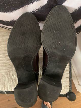Botines Zara - Nereo y burdeos