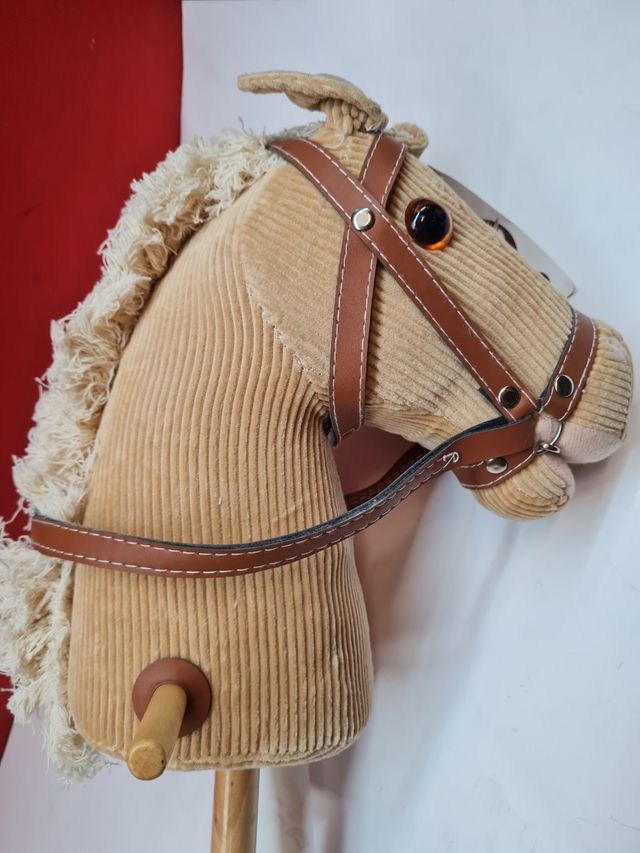 Caballo balancín de pana sonidos NUEVO