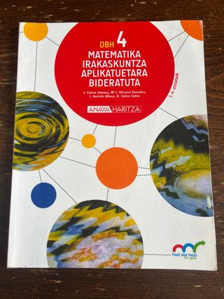 DBH4 Matematika irakaskuntza aplikatuetara