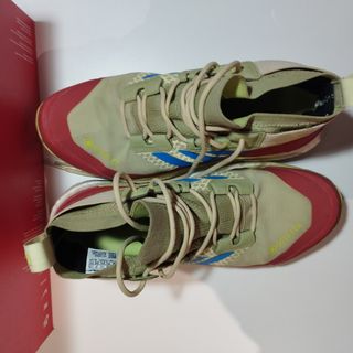 Zapatillas Terrex Mujer Beige-Azul