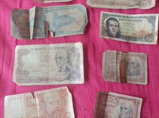 Billetes antiguos España & Brasil