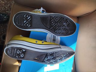 Converse amarillas altas