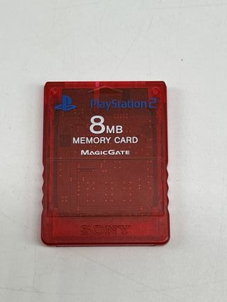 Memory card Playstation 2 PS2 originale rossa 8MB