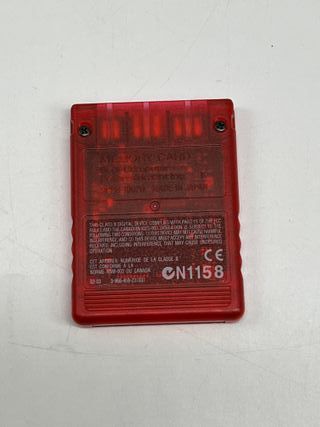 Memory card Playstation 2 PS2 originale rossa 8MB