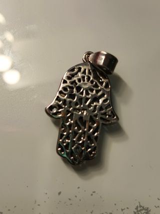 Colgante Mano Fátima Plata 925