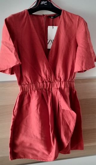 Mono Zara color naranja - Talla S
