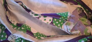 Vestido gitana/flamenca 40 - verde, morado
