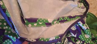Vestido gitana/flamenca 40 - verde, morado
