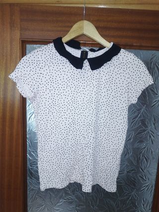 Blusa Bershka lunares - Talla M
