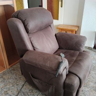 Divano relax marrone - ecopelle