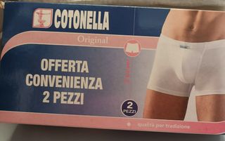 Boxer Uomo Cotonella bianchi