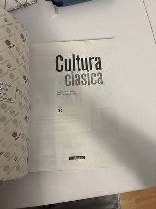 Cultura clásica 4 ESO