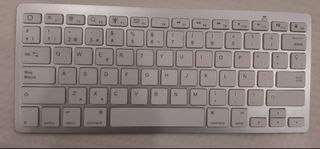 Teclado inalámbrico OMOTON - Gris y Blanco