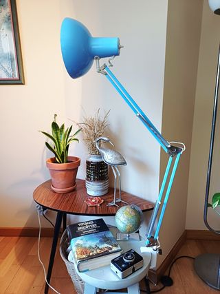 Flexo vintage azul - Lámpara escritorio