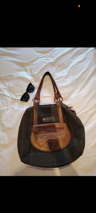 Bolso Salvador Bachiller - Marrón Gris