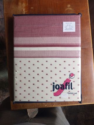 Juego sábanas Joafil algodón y mantel de algodón 