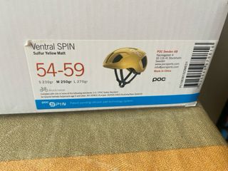 Casco POC Ventral Spin Amarillo