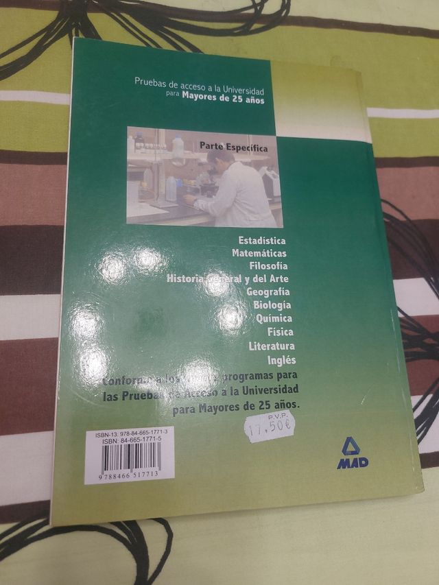 Química. Prueba específica. Prueba de acceso a ...