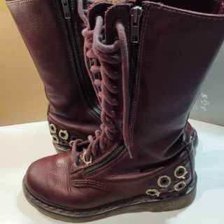 Botas Dr Martens mujer burdeos 