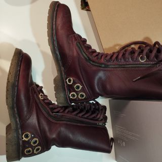 Botas Dr Martens mujer burdeos 