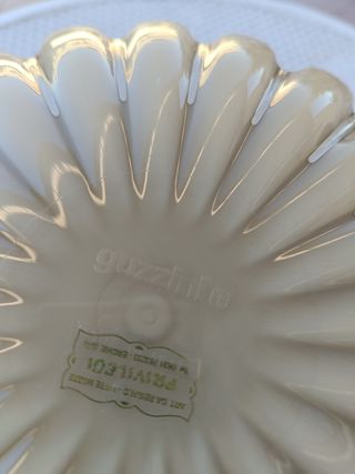 Cestino Guzzini vetro-metallo