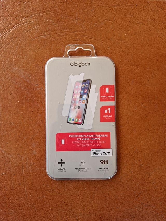 6 Protectores iPhone Xs/X Bigben (6 unid)