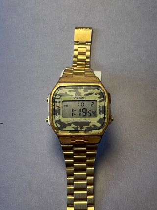 Reloj Casio dorado camuflaje