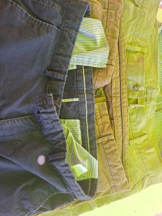 4 Pantalones - 4XL/52/62 - Azul, beige, marrón