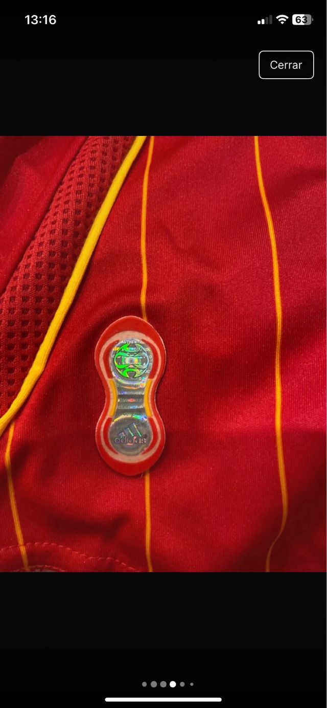 Camiseta selección española 2007 original 