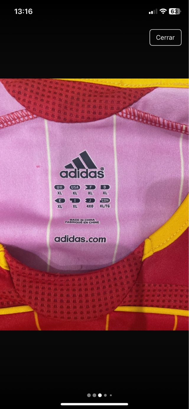 Camiseta selección española 2007 original 