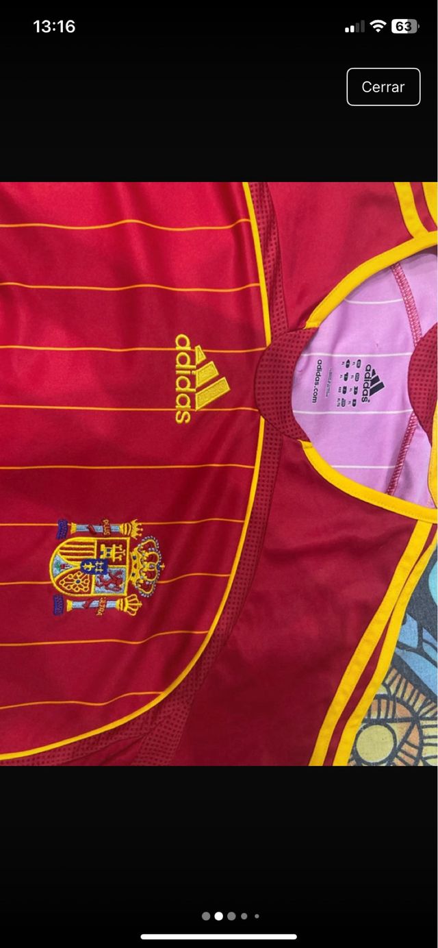 Camiseta selección española 2007 original 