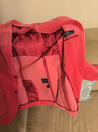 Blazer Ralph Lauren rosa talla M