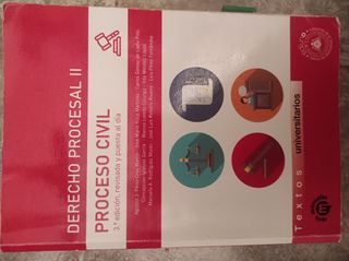 Libros de derecho procesal I y II