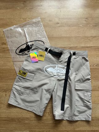 Shorts cargo Corteiz beige - Nuevos