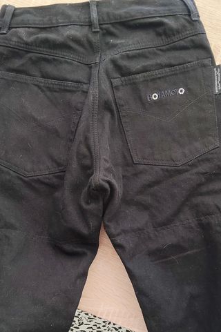 Pantalón de moto negro mujer