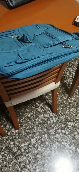 Bolsa portátil azul