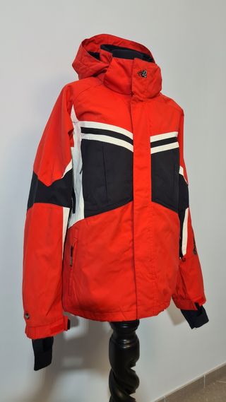 Giubbino sci uomo rosso-nero