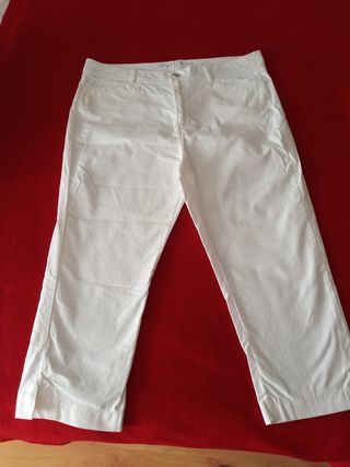 Pantalones piratas Lloyd's blancos