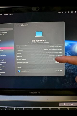 MacBook Pro 16gb 256gb i5 (2019)