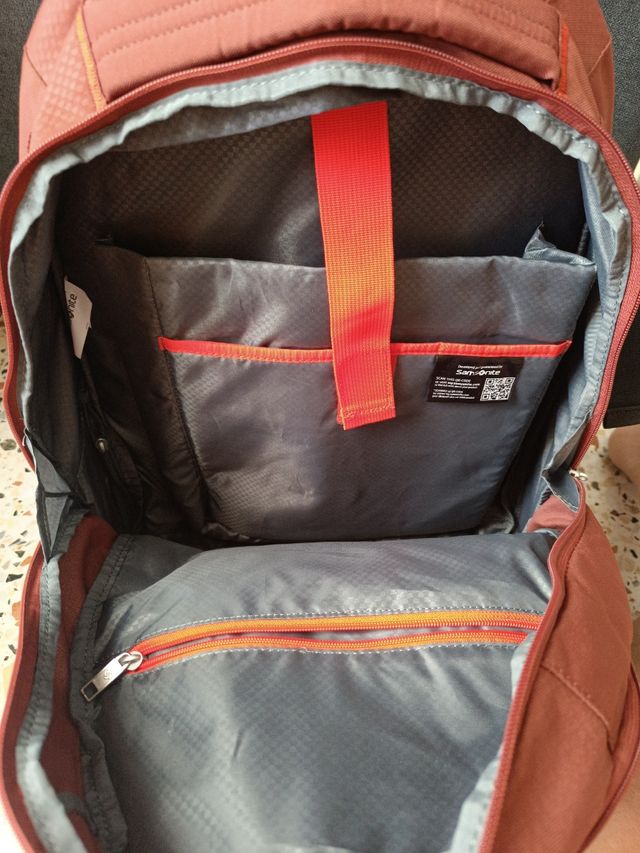 Mochila trolley maleta Samsonite roja nueva