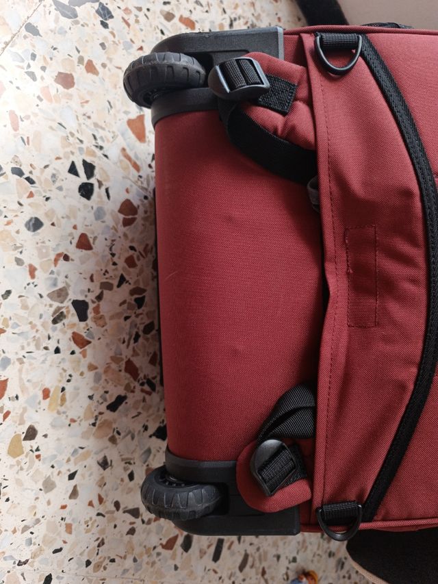 Mochila trolley maleta Samsonite roja nueva