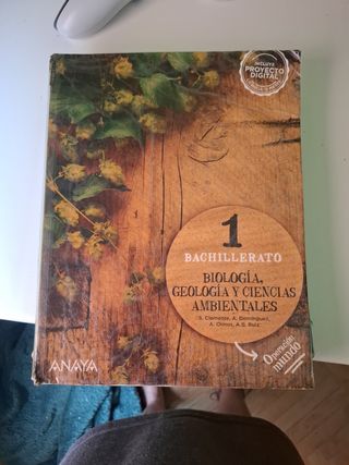 Biología, Geología y Ciencias Ambientales 1.