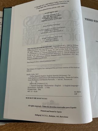 Collins Diccionario Inglés