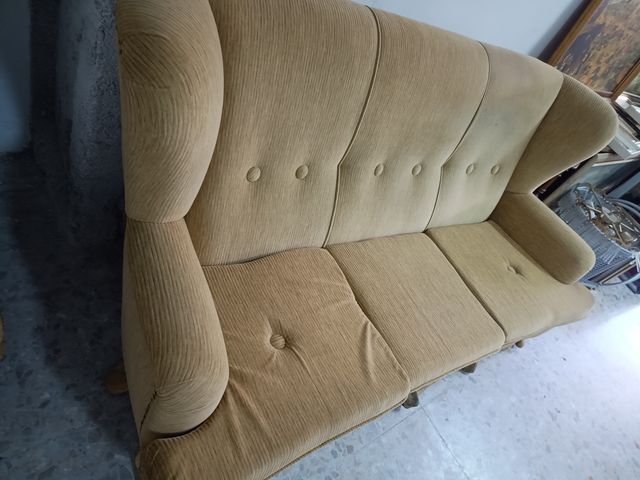 Sofá 3 plazas beige