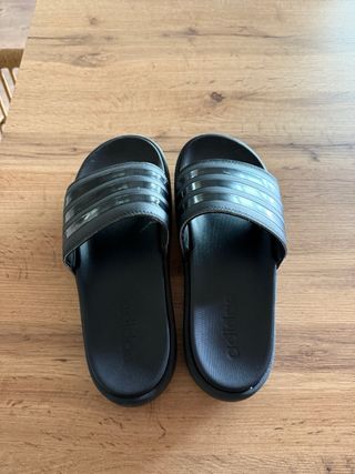 Adidas Adilette Platform - Chanclas Negras