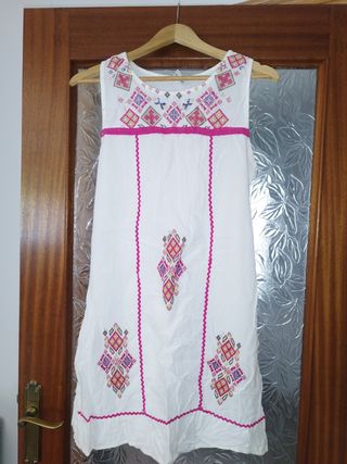 Vestido blanco verano - M/L