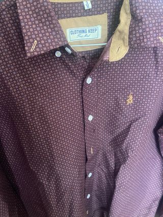 Camisa Clothing Keep M - Granate estampada