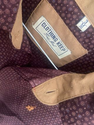 Camisa Clothing Keep M - Granate estampada
