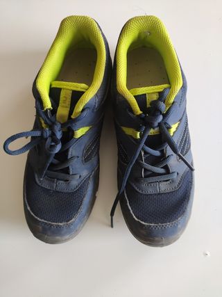 Zapatillas niño - Azul y Verde