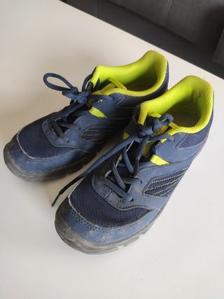 Zapatillas niño - Azul y Verde